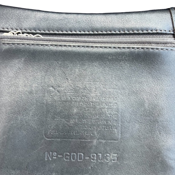 Vintage 90's Coach Legacy Crossbody Black Leather Flap Crossbody Messenger Purse - Picture 10 of 13